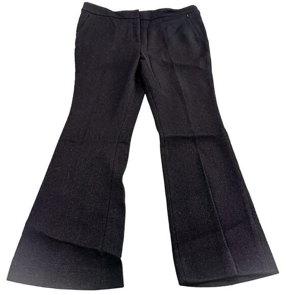 Akris Virgin Wool Flare Dress Pants Black Size 14 EUC - Picture 2 of 8
